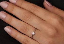 A gyémánt gyűrűk szépsége gyűrű