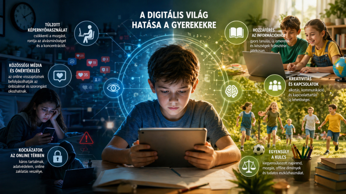 digitális világ hatása